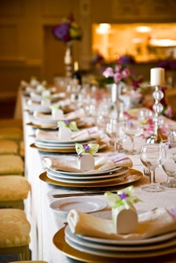 Wedding Table Decor Photograph by Benson Kua